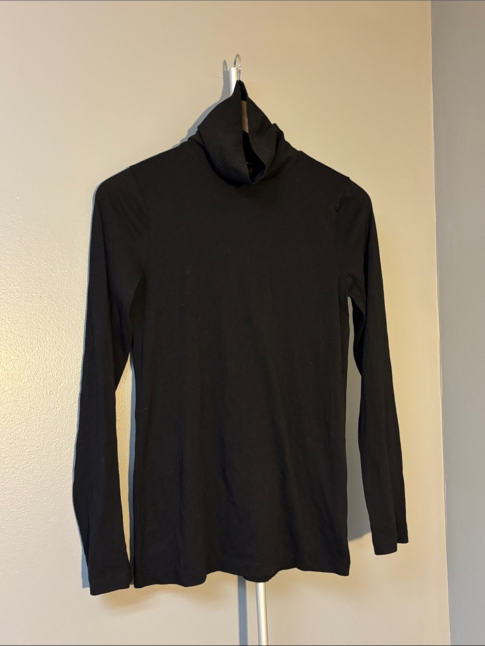 J. Crew Black Turtleneck Long-Sleeve Top